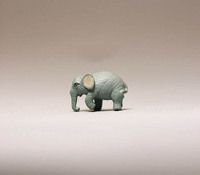 Mini jardin Miniature modèle d'éléphant Animal artificiel décoration de maison de poupée Micro paysage accessoire succulent bonsaï décor