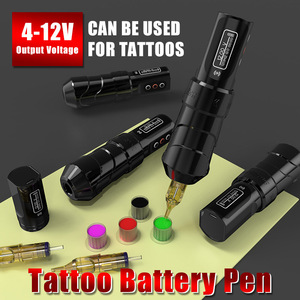 Stylo à tatouer Yuanyun, batterie unique, alimentation sans fil, machine de maquillage permanent avec câble USB et boîte - Product Image 2