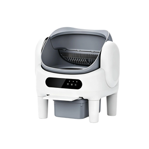 Smart Automatic <b>Cat</b> Litter <b>Box</b> Oval Shape 80L Plastic Dust-Free Odor Control Easy Clean Large Capacity Eco-Friendly Smart - Product Image 1