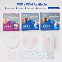 MummyFriend Disposable Three-Dimensional Absorbent Breathable Breast Pads Hot-air Non-Woven Fabric SAP Wood Pulp Maternity for
