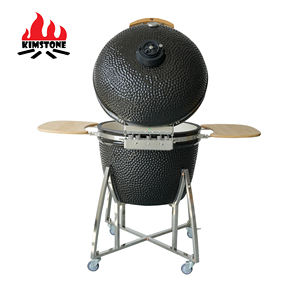 KIMSTONE <span class=keywords><strong>Kamado</strong></span> Grill Factory, barbecue en céramique de grande taille, noir, grand modèle de 28 pouces, 29 pouces, pour la maison, la cuisine, l'extérieur, le jardin, fabricant - Product Image 5
