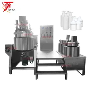 500L aço inoxidável mistura equipamento cosmético sabão creme vácuo emulsionante homogeneizador misturador máquina
