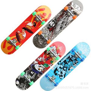 Kids Four Wheel Skateboard 85cm Maple Wood Balance Board For Children Outdoor Sports Toy - Product Image 5