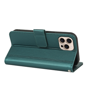 Funda de Cuero Retro para Teléfono Móvil <span class=keywords><strong>iPhone</strong></span> 15 Pro Max 16 Plus 12 13 14 17e 16e con Cartera, Soporte y Tapa Abatible - Product Image 4