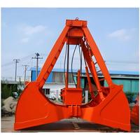 Nouvelle pelle hydraulique à grappin pour pierres avec roulement à billes, pour la récupération de métaux, grappin à écorces d'orange, 420 kg