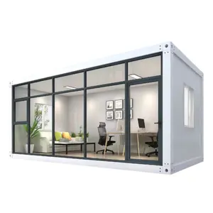 Prefabricated Modular warehouse container house Industrial building with sandwich panel cladding