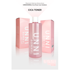 Tonique CICA UNNI BOMNAL 500ml, tonique double action soyeux et rafraîchissant pour peaux fatiguées, soin revitalisant - Product Image 1