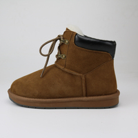Bottes confortables en peau de mouton et laine, pour hommes et femmes, 250