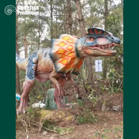 Modèle de Dilophosaure Robot Géant Sur Mesure pour Parc Forestier – Expositions ou Décorations Animatroniques de Dilophosaures Rugissants Simulés