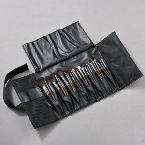 Ensemble de 30 pinceaux de maquillage en poils de chèvre noirs, logo personnalisé, pinceau pour le correcteur et la poudre, marque privée, kit professionnel - Product Image 6