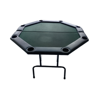 Table de poker octogonale 2 plis table de divertissement fabricants table de poker directe personnalisée