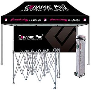 Tente pliante personnalisée en aluminium pour promotion extérieure, salon professionnel, avec toile imperméable - Product Image 6