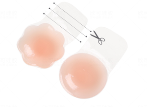 <span class=keywords><strong>Cache</strong></span>-tétons avec aile de levage transparente pour femmes - Product Image 4