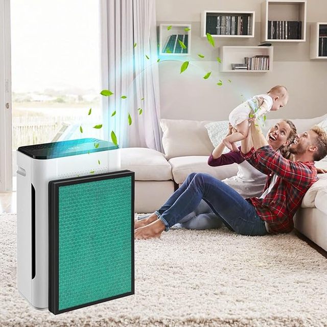 3 in  1 Activated Carbon Combined Pre filter and hepa filter compatible with Airthereal Air Purifier Aph260 for home ac filter