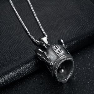 Yunnique – collier avec pendentif visage de Viking Odin en acier inoxydable, cadeau pour hommes, Design géométrique rétro, LD030 - Product Image 3