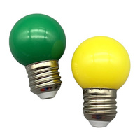 LED G45 Golf Ball Lamps Colourful Bulb 1w 2w 3w Colours Decoration E26 E27 E14 B22 RGB Bulb Christmas Light for String