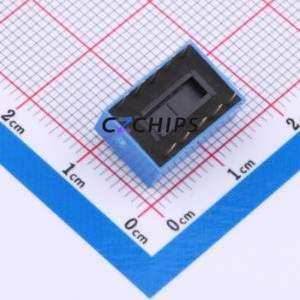 DS-05-B DIP Switch Through hole Component (THT) Switch ( Number of Switch Sections: 5 )( Lead Spacing: 2.54mm )( Color: Blue ) - Product Image 2