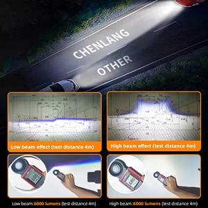 Chenlang CL-A98 de 3 Pulgadas, 130W, 30000LM, 6000K, IP68, Lente de Proyector, Luz Alta/Baja, Súper Brillante, Faro Delantero Bi-LED Automático para Toyota Nissan - Product Image 4