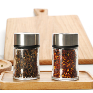 Botella de vidrio para condimentos, recipiente pequeño para especias, pimienta y sal, con tapa superior, barato, gran oferta - Product Image 2