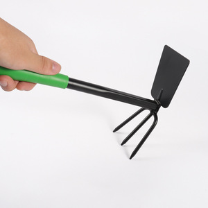 Childrens Garden Shovel Plastic Blade Green Handle Balcony Home Gardening Tool Set For Planting And Beach Use - Product Image 3