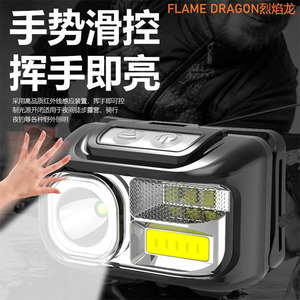 Linterna Frontal LED Xinster V19 Recargable por USB, 3W de Alta Potencia con Sensor de Inducción para Pesca, Minería y Actividades al Aire Libre - Product Image 3