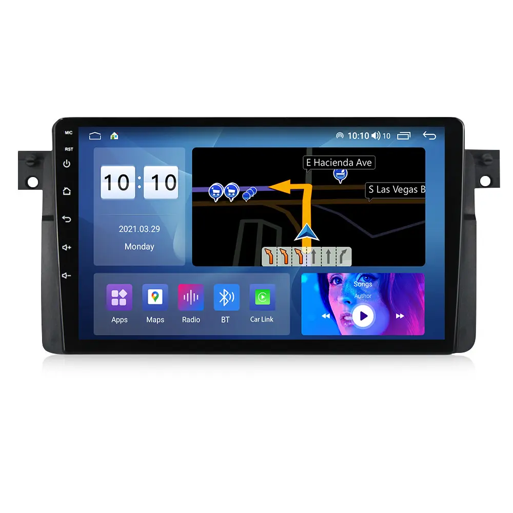 Mekede MS Android 11 8-Core 8 128GB IPS-Bildschirm Auto DVD-Player Video für <span class=keywords><strong>BMW</strong></span> E46 M3 318i <span class=keywords><strong>320i</strong></span> 325i GPS DSP 4G Auto spielen Auto Radio