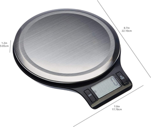 Schlussverkauf 5 kg Edelstahl elektronisch digital intelligent Wiegen Präzision Lebensmittelwaage Küchenwaage - Product Image 2