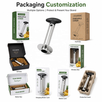 Eenvoudig Ontwerp Corer Snijmachine Ananas Dunschiller Corer Manual Anas Slicer Cutter Rvs Rvs Ananas Slicer