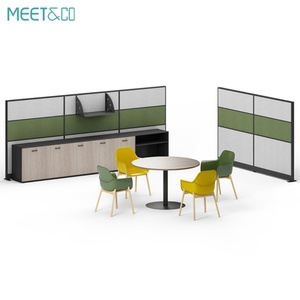 Modern MDF Material Custom Color Office Workstation Furniture Soundproof Insulator Cubicle Desk Home Office Partition Wall - Product Image 4