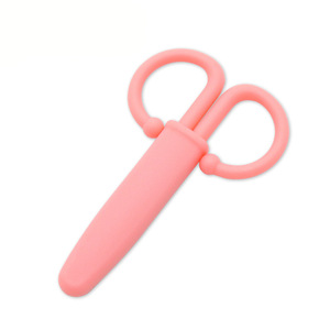 Pink Straight Head Scissors For Home Use Stainless Steel Office Stationery Cutting Tool - Product Image 1