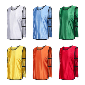 Chaleco Deportivo sin Mangas para Exteriores, con Tirantes Laterales Fijos, de Poliéster, para Equipos de Fútbol, Personalizable con Logotipo - Product Image 1