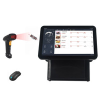 Pos Machine with Printer Scanner Msr Rfid Battery Options 15.6 Inch windows 10 Pro Pos System Cash Register Countertop