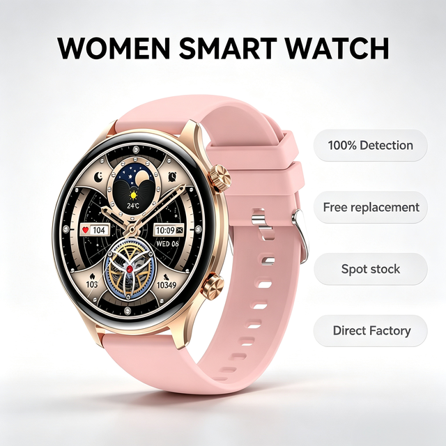 2026 Fashion HK75 Women Smart Watch1.75 Inch AMOLED Screen, BT Calling, Fitness Health Tracker Multisport Smartwatch Custom Logo