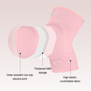 Rodillera <span class=keywords><strong>de</strong></span> Soporte y Amortiguación para Baile, Patinaje Artístico, Gimnasia, Antideslizante, Protección Contra Impactos - Product Image 4