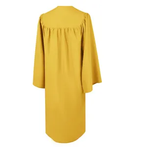 Gold Graduation Gown And Gowns School Uniform