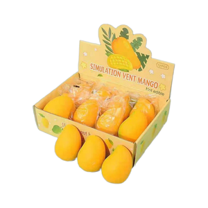 Nuevo Juguete Antiestrés de Goma con Forma de Mango Yqxc, Lindo Juguete Sensorial para Aliviar el Estrés y la Ansiedad, Unisex, 14 Años - Product Image 1