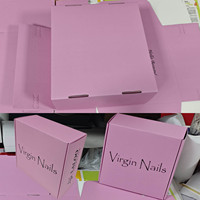 Boîtes d'expédition personnalisées avec logo rose en matériaux recyclés avec doublure en éponge pour les petites entreprises Emballage de colis en carton ondulé