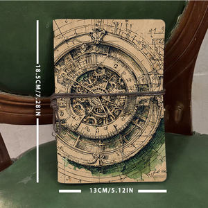 Multifunzionale A6 bellissimo taccuino Vintage fatto a mano per blocco note utilizzare documentazione di lavoro College libro di studio <span class=keywords><strong>T</strong></span> - Product Image 4