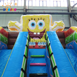 Scivolo Gonfiabile a Tema <span class=keywords><strong>SpongeBob</strong></span> WINSUN, in PVC Ecologico, Colorato e Divertente, Facile da Montare, Castello Gonfiabile 6x4x5m - Product Image 5