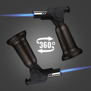 ไฟแช็กกันลมแบบซิการ์ ใช้เชื้อเพลิงบิวเทน ปรับเปลวไฟได้ 360 องศา สำหรับตั้งแคมป์และใช้งานกลางแจ้ง - Product Image 1