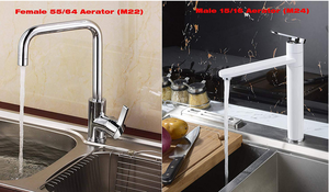 Aérateurs de <span class=keywords><strong>robinet</strong></span> modernes en plastique de haute qualité, 22 mm ou 24 mm, économiseurs d'eau pour robinets de salle de bain et de cuisine - Product Image 3