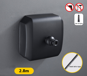 Stendibiancheria retrattile resistente stendibiancheria in acciaio inossidabile con cordino regolabile - Product Image 3