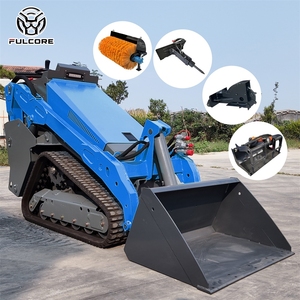 Livraison Gratuite – Mini-chargeuse compacte Fulcore 0,15 m³ de capacité de godet, utilisation polyvalente pour l'aménagement paysager, modèle FC-300T - Product Image 3
