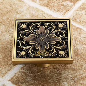 Cao cấp phòng tắm vòi hoa sen Brass Antique gạch chèn vuông thoát nước sàn - Product Image 2