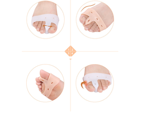 Martillo de los <span class=keywords><strong>dedos</strong></span> de los <span class=keywords><strong>pies</strong></span> y juanete Corrector y deriva <span class=keywords><strong>dolor</strong></span> almohadillas del dedo del pie separador - Product Image 6