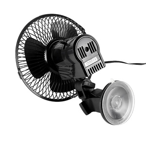 مروحة تبريد قوية للسيارة مع كوب شفط قوي، مروحة تهوية 12 فولت لتبريد سريع للمقصورة، تعمل بولاعة السجائر - Product Image 2