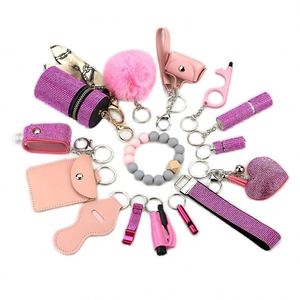 Bling Safety Keychain Alloy Accessories Tools Gadgets <b>Alarm</b> Supplies Bulk Self Defence Gifts for Women Self Defense Keychain - Product Image 4