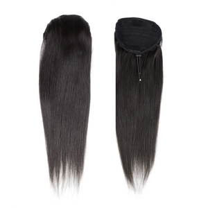 ผมต่อหางม้าแบบผูกผมมนุษย์22นิ้วแฟชั่นแบบตะวันออก - Product Image 2