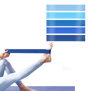 Bandas de Resistencia para Ejercicio con Logotipo Personalizado, Color Degradado Rosa y Morado, para Yoga, Pilates, Ejercicios de Piernas y Glúteos, Entrenamiento de Fuerza - Product Image 1