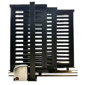 Porte <span class=keywords><strong>de</strong></span> jardin <span class=keywords><strong>de</strong></span> villa, clôture <span class=keywords><strong>de</strong></span> <span class=keywords><strong>garage</strong></span>, moteur <span class=keywords><strong>de</strong></span> porte coulissante électrique en aluminium, Design moderne personnalisé, porte en fer - Product Image 1